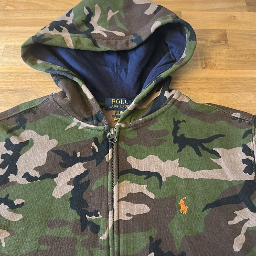 POLO RALPH  LAUREN zip up hoodie